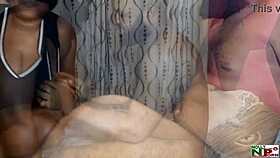 Igbo Girl Amaka Masks Up for Krissyjoh's Wild First Fuck