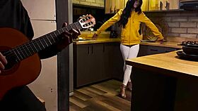 Latina nympho bends over for big ass doggy style pounding