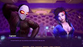 Hot robot slut sucks cock in subverse episode 1