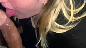 she takes it deep and swallows every drop