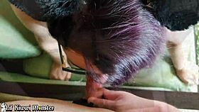 Kitty takes hard spanks and deepthroat after AVN in Vegas hotel.