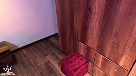 colombian woman in bondage fishnets for short scene