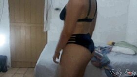 Pov - Bootylicious Masked Amateur Gf Sucking Her Boyfriends Cock, Doesn't She Look Curvy?