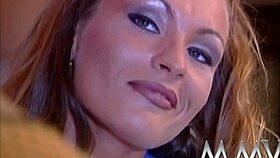 Excited Beauty Licks Huge Hairy Cock In Retro Hardcore Scene