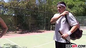 Summer Camp Tennis Sluts Fuck Hard!