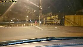 Hey, check this! Hot Latina with big shaved ass rides interracial cock after a street pickup!