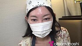 세상에! 기혼 아시안 여자가 일하는 중 비밀 애인 박음!