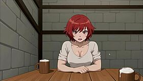 Hot tomboy bride gets creampied in steamy forge hentai game