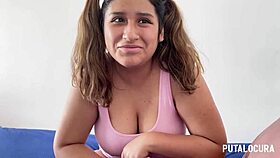 Curvy Venezuelan Quetzal gets dirty with Torbe, swallowing his load in bedroom