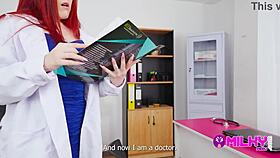Yo, Dr. Greta Sweet fixes her patient's hard cock!