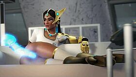 'symmetra redux perv garden,' featuring anime hentai in nature garden.