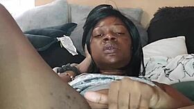 naej ae does a sexy striptease then squirts