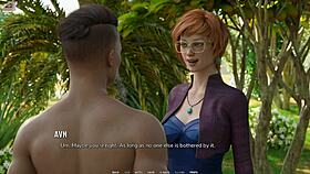 Busty Redhead Exposes Massive Cock! Join The Game!