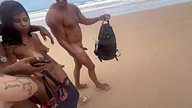 I threw an orgy at the nudist beach with my hot friends and filmed it all!