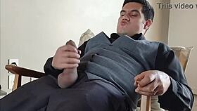 Yuri Gaúcho Shows Big Gay Dick In Mirror