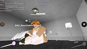 Blonde rides monster cock in doggystyle and missionary.