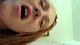 wife enjoys bathroom quickie