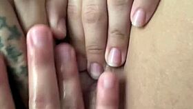 Prima Leaves Hand Soaked In Lubrication While Masturbating