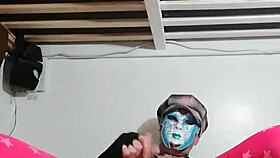 ladyboy rides dildo first time