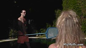 Pool guy says, 'Fucking slutty milfs now'