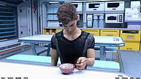 emo girl in Stranded in Space 78 spills secrets?