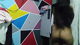 Pair Of Latinas Eating Pussies In Hotel