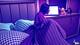 Nerdy Girl Possessed by Demon Fucks Bitches