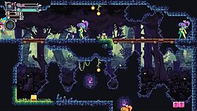 In flip witch pixel, the cute goblin girl chooses the pornstar path with huge boobs and banging