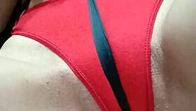 I Was Playing with a Ribbon and Oops, My Panties Slipped Off for Pussy Fun