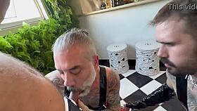 Trio engages in fisting and more in gay video