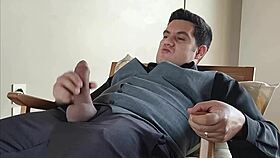 Yuri Gaúcho Shows Big Gay Dick In Mirror