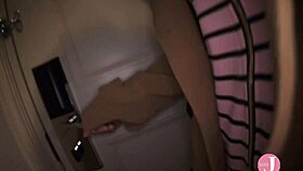 Asian Slut Bent Over Begs for Cock While Fingering and Riding in Japanese Scene