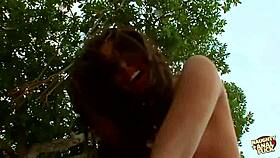 Naughty beach foursome turns into deep anal double penetration