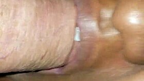 Amateur titfuck and cumshot interracial?