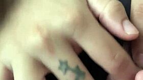 Prima Leaves Hand Soaked In Lubrication While Masturbating