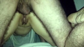 Amateurs in shaved pussy action