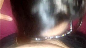 POV cocksucking from a cute BBW.