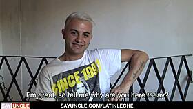 Latinleche - Horny Latino Boy Sucks Big Dick