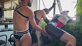 Trio engages in fisting and more in gay video