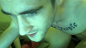 Doggystyle fuck with monster cock, ending in wet facial cumshot.