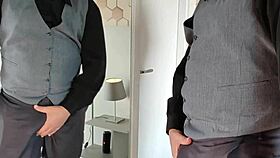 Yuri Gaúcho Shows Big Gay Dick In Mirror