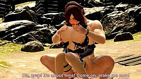 Busty Katarina From League Of Legends In Action