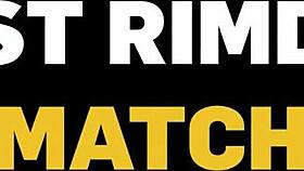 Ebony Brunette's Natural Tits Rimjob Match on Rimder