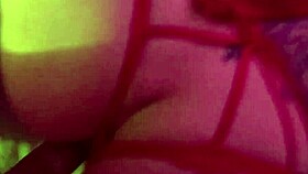 condom breaks during sex with skinny redhead.