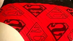 Trying on panties close up.