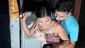 Late Night Fridge Buyer Ends Up Fucking My Ass In Intense Anal Sex