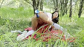 Red Riding Hood Monika Fox Discovers Big Dildos On Her Way To Grandma