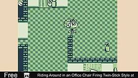 Riding Around In An Office Chair Firing Twin-Stick Style At
