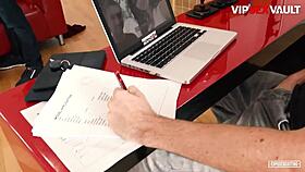 Jasmine Jae Banged Hard By Two Dicks!