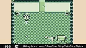 Riding Around In An Office Chair Firing Twin-Stick Style At
